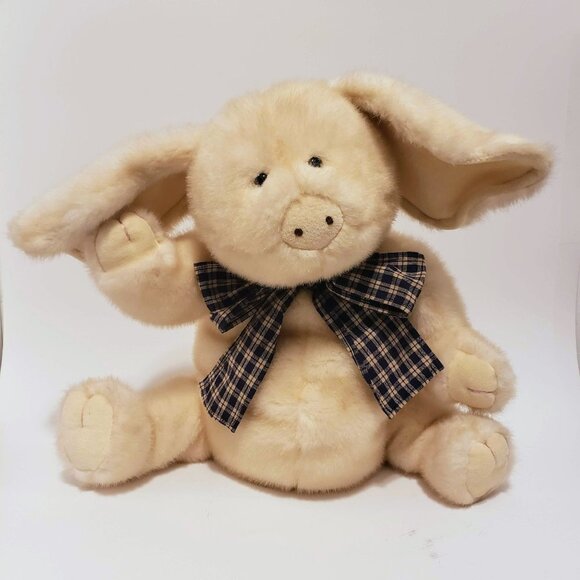 BOYDS' BEARS COLLECTION Willie B. Bacon Pig Weighted Bottom Plush Stuffed Animal - Picture 8 of 8